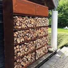 Поленница-стенка малая, 216х100х45 см, OFYR