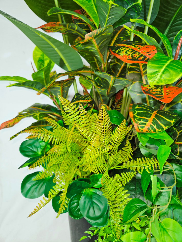 Искусственная композиция Интерьерная из растений 160см в кашпо