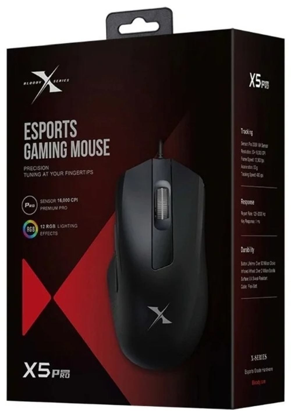 Мышь A4Tech Bloody X5 Pro черный