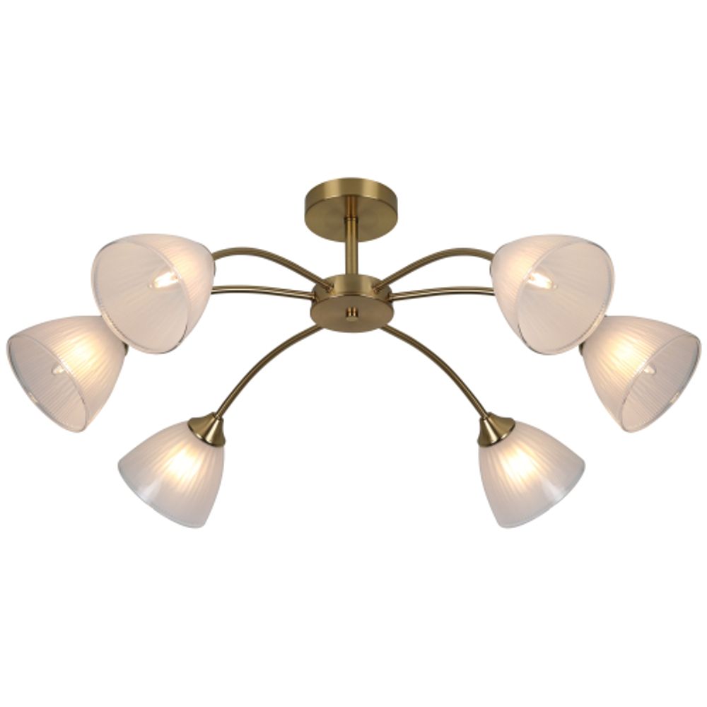 Люстра Rivoli Debra 9189-306 6хЕ27 60 Вт модерн | Rivoli