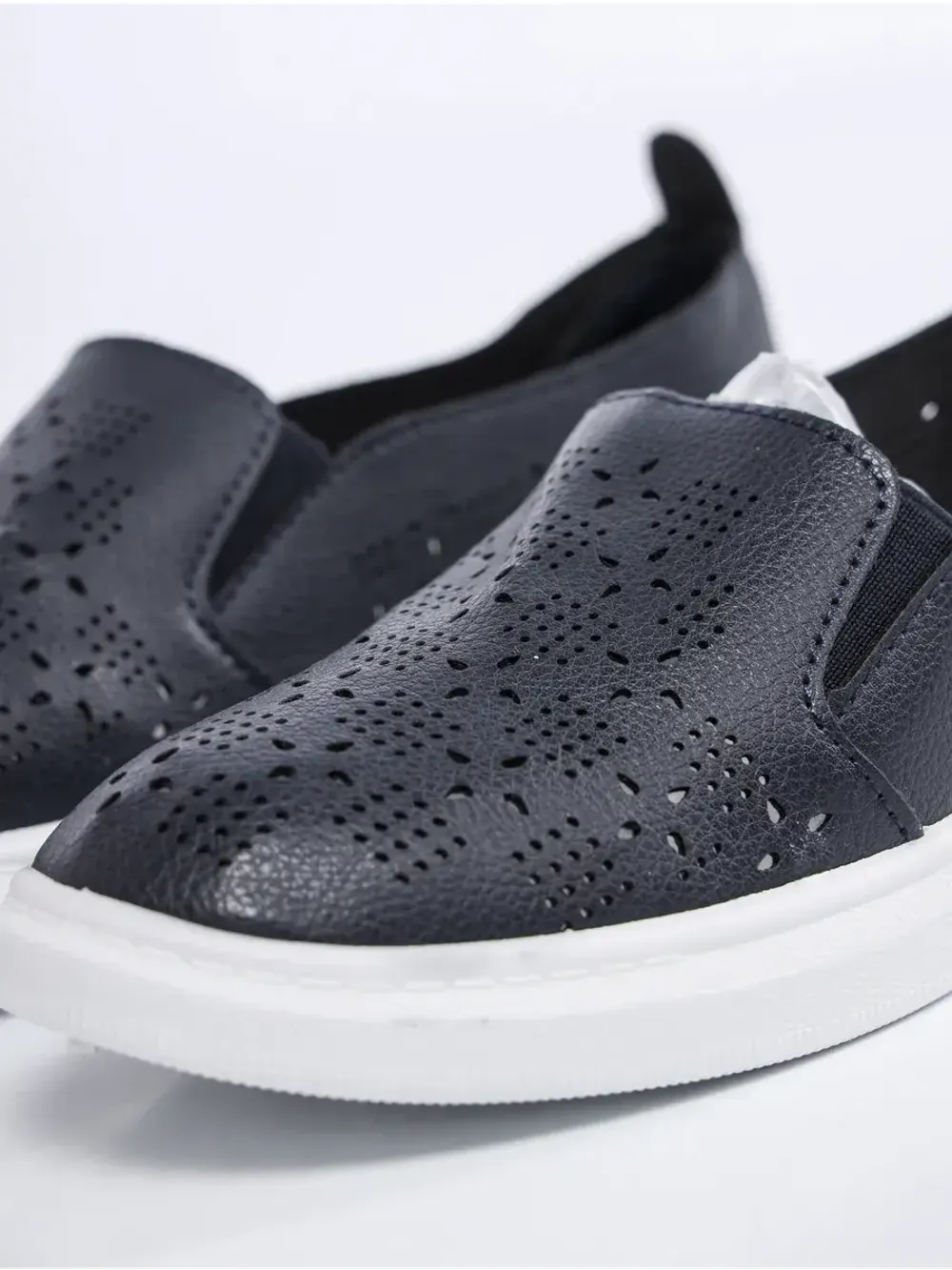 Мокасины летние с перфорацией