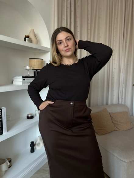 Лонгслив лапша горький шоколад