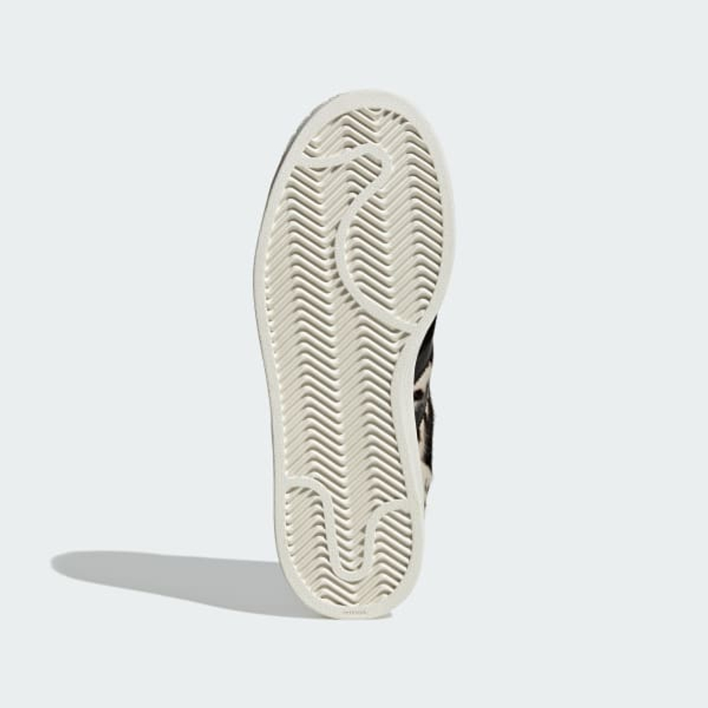 ADIDAS Кроссовки Superstar II с анималистическим принтом, черный/белый