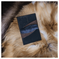 Кожаная обложка на паспорт «Медведь»