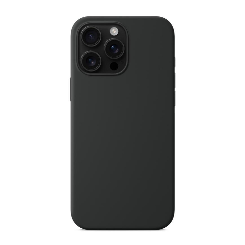 Силиконовый чехол MagSafe Apple Silicone Case для iPhone 16 Pro, Чёрный