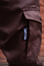 Брюки Карго Варгградъ мужские на манжете "Коричневые" темп