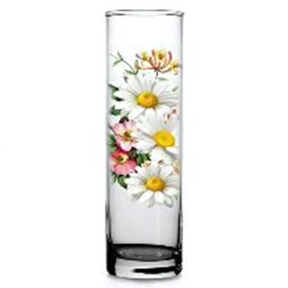 Ваза стеклянная 26,5см «Ромашковое поле» D43767/01