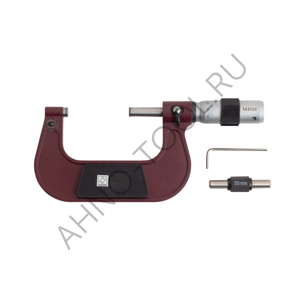 Микрометр МК  75-0.01 ГОСРЕЕСТР 89035-23 (микр.винт 8мм) ТОЧИНТЕХ