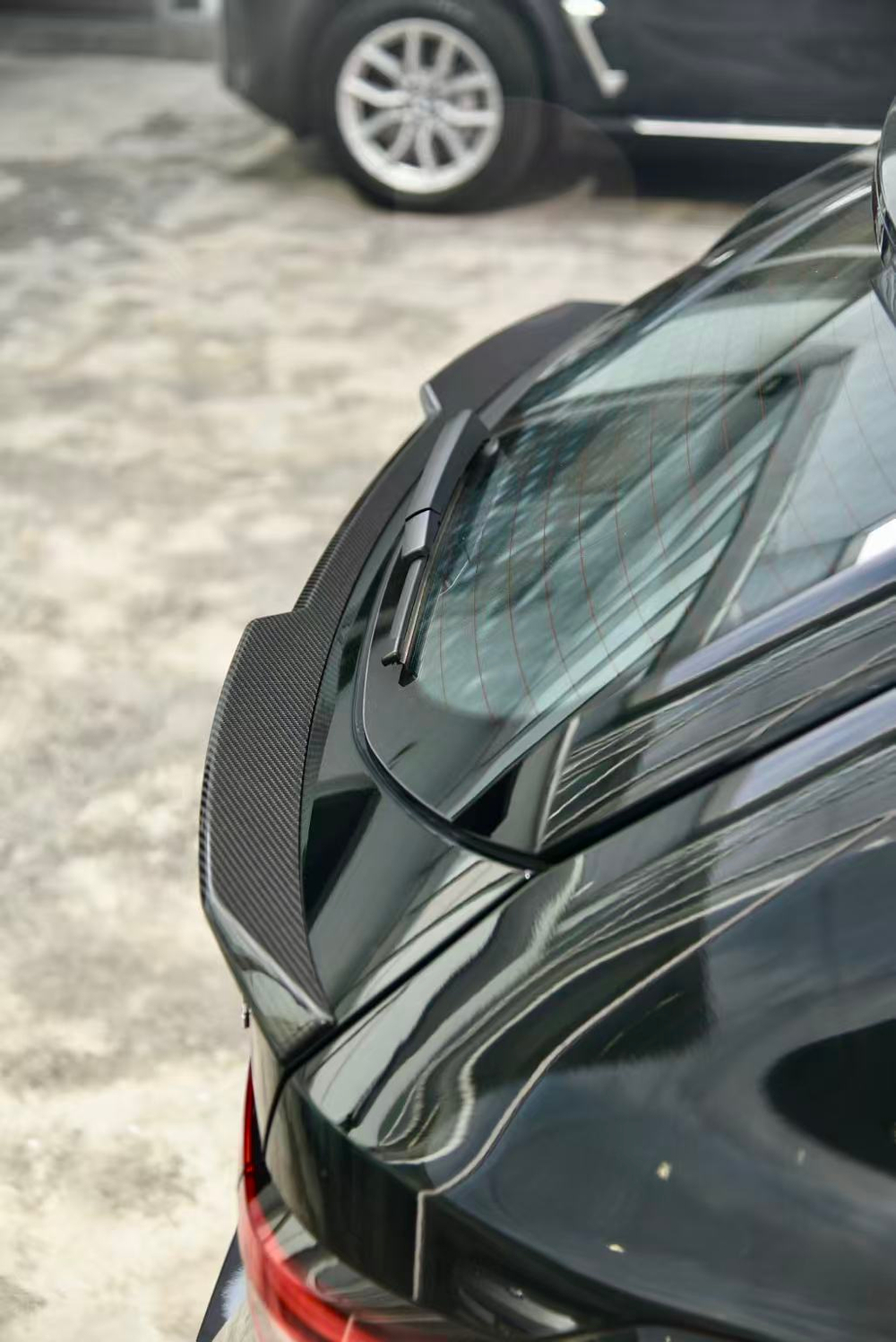 Карбоновый спойлер на крышку багажника для BMW M5 G99 2024+ БМВ тюнинг