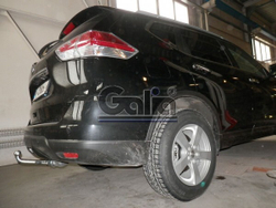 Фаркоп оцинкованный Galia N055C для Nissan X-Trail 2015-, Renault Koleos 2016-(паспорт и сертификат в комплекте)(без электрики)