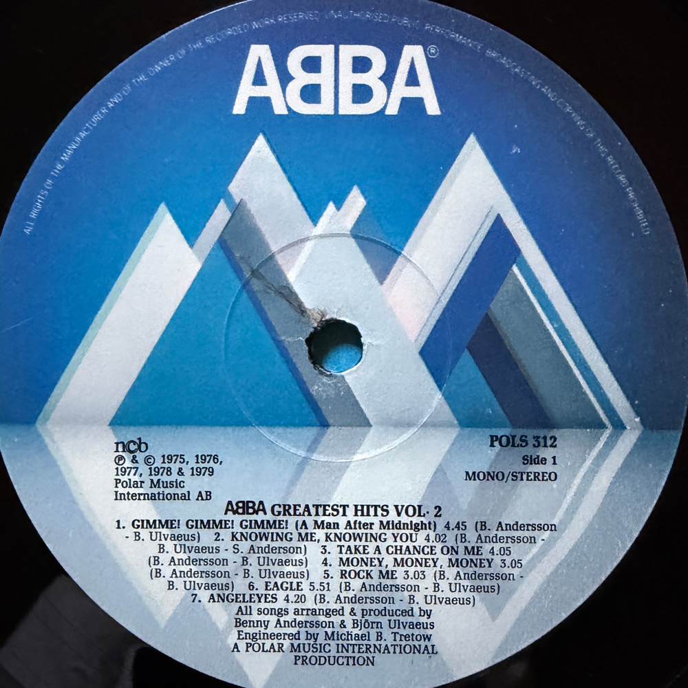 ABBA - Greatest Hits Vol. 2 (Швеция 1979г.)