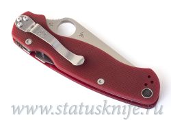 Нож Spyderco Paramilitary 2 C81GPRD2 M390 Redфотография - 9