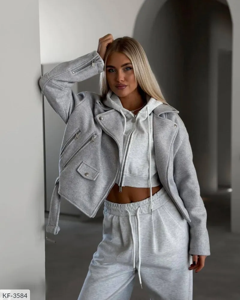 Пальто KF-3584 Фабрика Моды