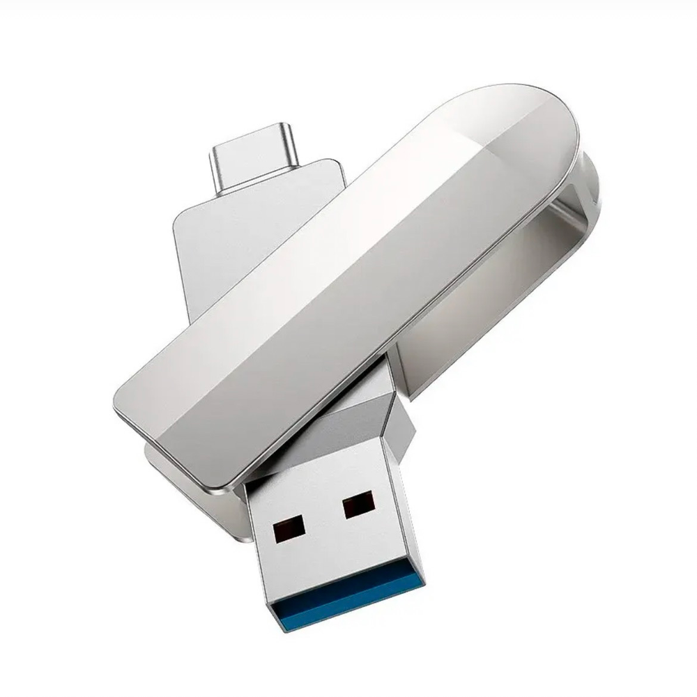 USB флеш-накопитель флешка hoco UD10 USB 3.0/Type-C 128 ГБ