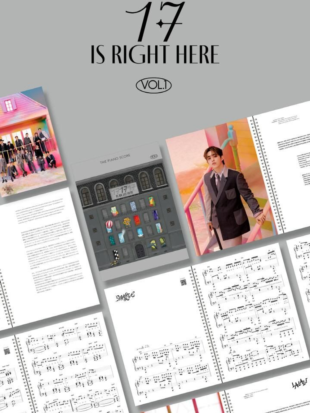 публикация SEVENTEEN - 17 IS RIGHT HERE THE PIANO SCORE VOL.1