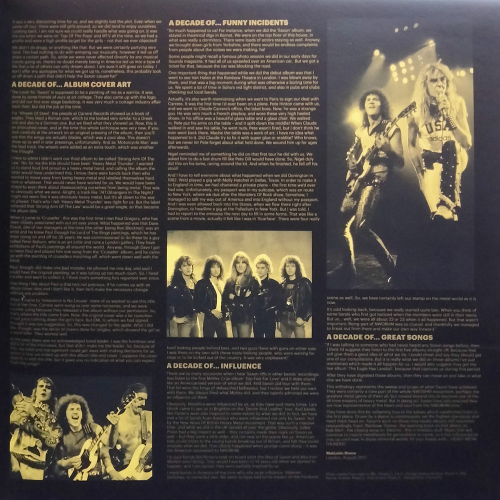 Saxon / Decade Of The Eagle: The Anthology 1979-1988 (4LP)