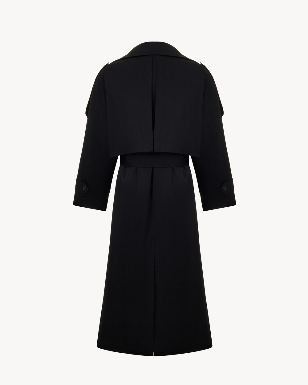 “Creative director” winter deconstructed tailcoat-trench
