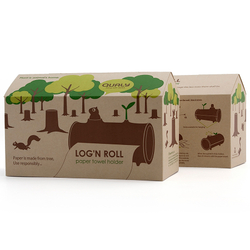 Держатель для бумажных полотенец log&roll