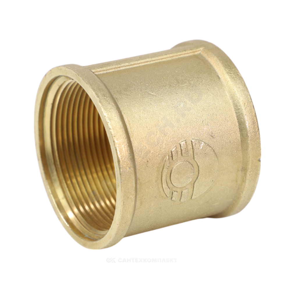 Муфта латунь Ду 20 (3/4") ВР/ВР VALFEX VF.170.L.034