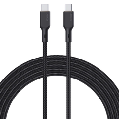 Кабель Aukey USB-C to USB-C 100 Вт 5А 1 м (СB-KCC101) черный