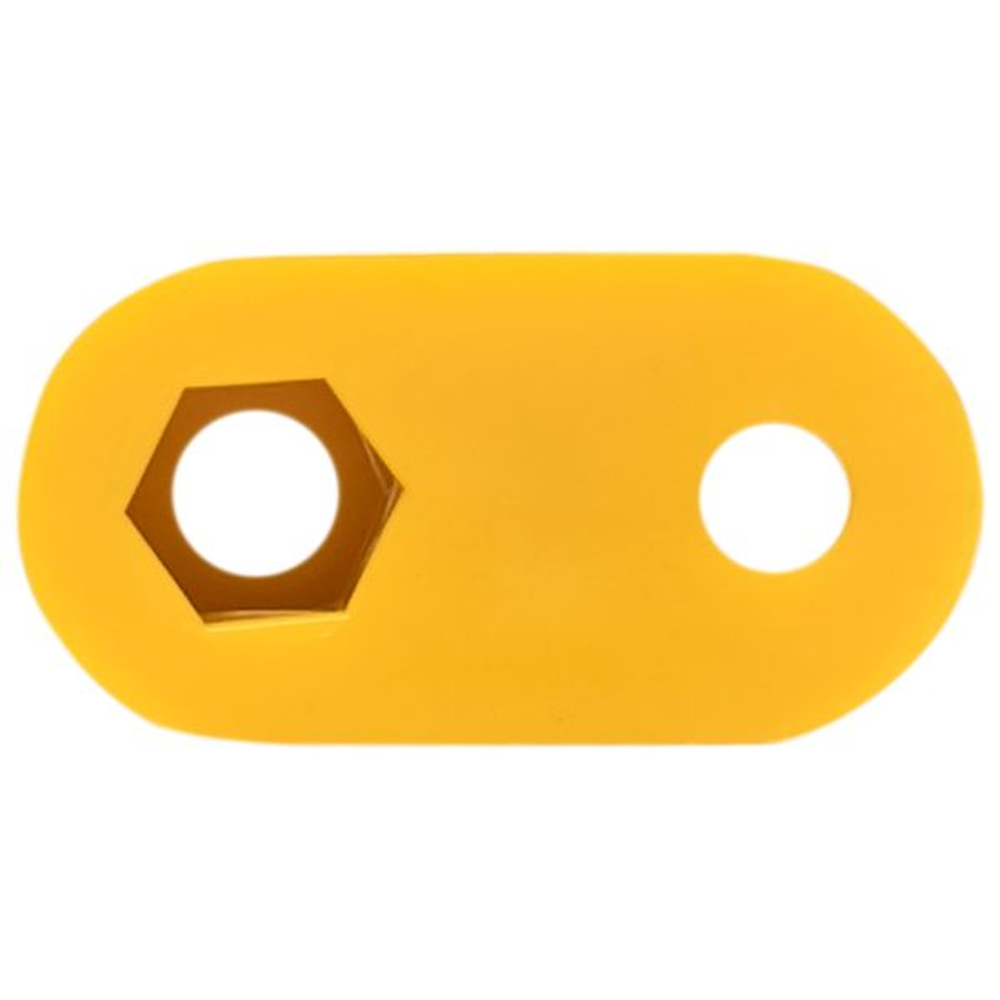 Изолятор угловой "Стойка" желтый EKF PROxima (100.00 шт.)
