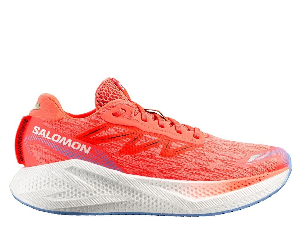 Кроссовки для бега мужские Salomon Aero Glide 4 M Оранжево-фиолетовые