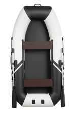 YACHTMAN-260 М (Яхтман) белый-черный (лодка ПВХ с усилением)