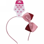 Ободок для волос детский на блистере «Rapunzel», двухцветный, микс 6 цветов, 0,5см минивложение 12 шт