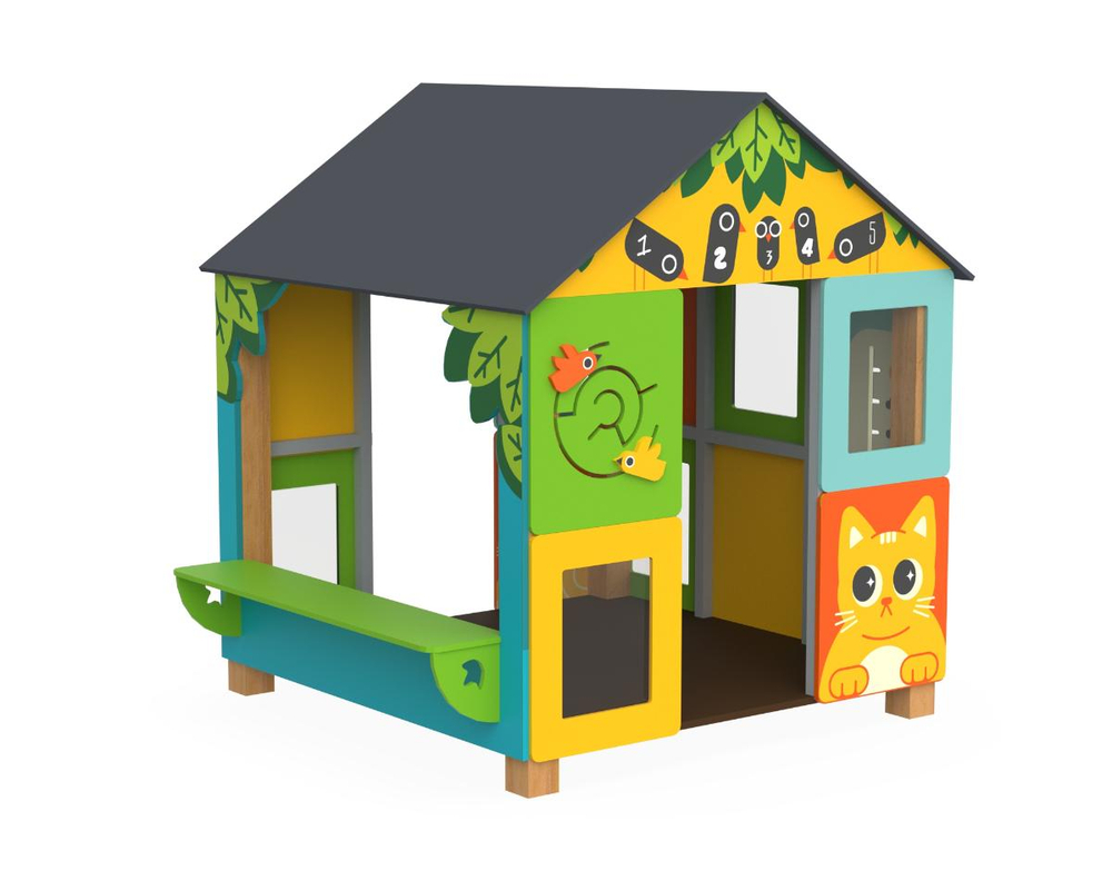 Домик с кошками. Тип 3