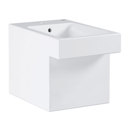 БИДЕ НАПОЛЬНОЕ СТАНДАРТНОЕ GROHE CUBE CERAMIC 3948700H