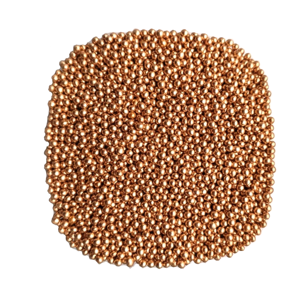 Шарики сахарные золотые 3 мм, пр-во Россия, 50 г