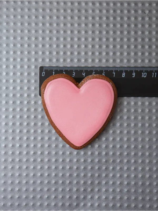 Большой набор сердец с сахарной глазурью для росписи