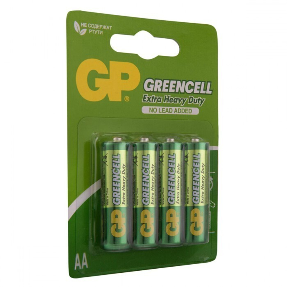 Батарейка R6 AA GP Greencell (1шт.)