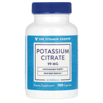 The Vitamin Shoppe, цитрат калия, 99 мг, 100 капсул