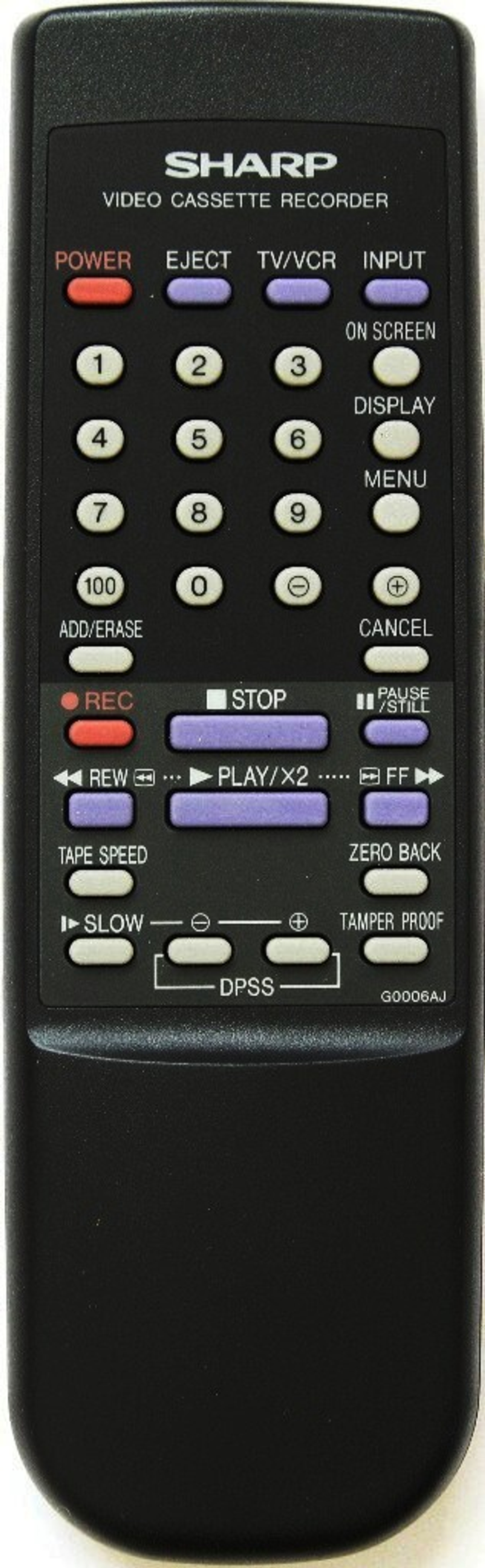 Пульт ДУ для SHARP G0006AJ ориг