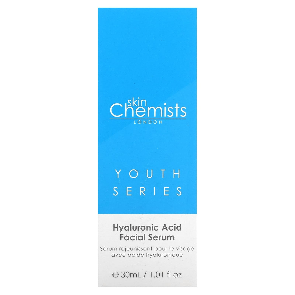 skinChemists, Youth Series, сыворотка для лица с гиалуроновой кислотой, 30 мл (1,01 жидк. унц.)