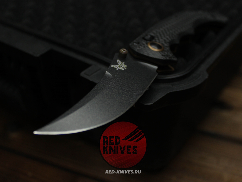 Нож Benchmade Mini Bedlam 865-02 Custom , рукоять Carbon Fiber