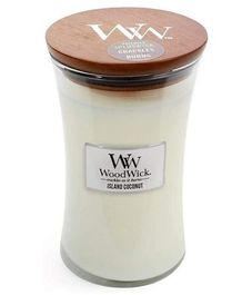 Кокосовый остров, ароматическая свеча, WoodWick