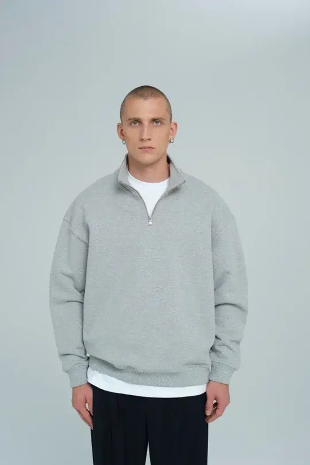 Свитшот на молнии | melange