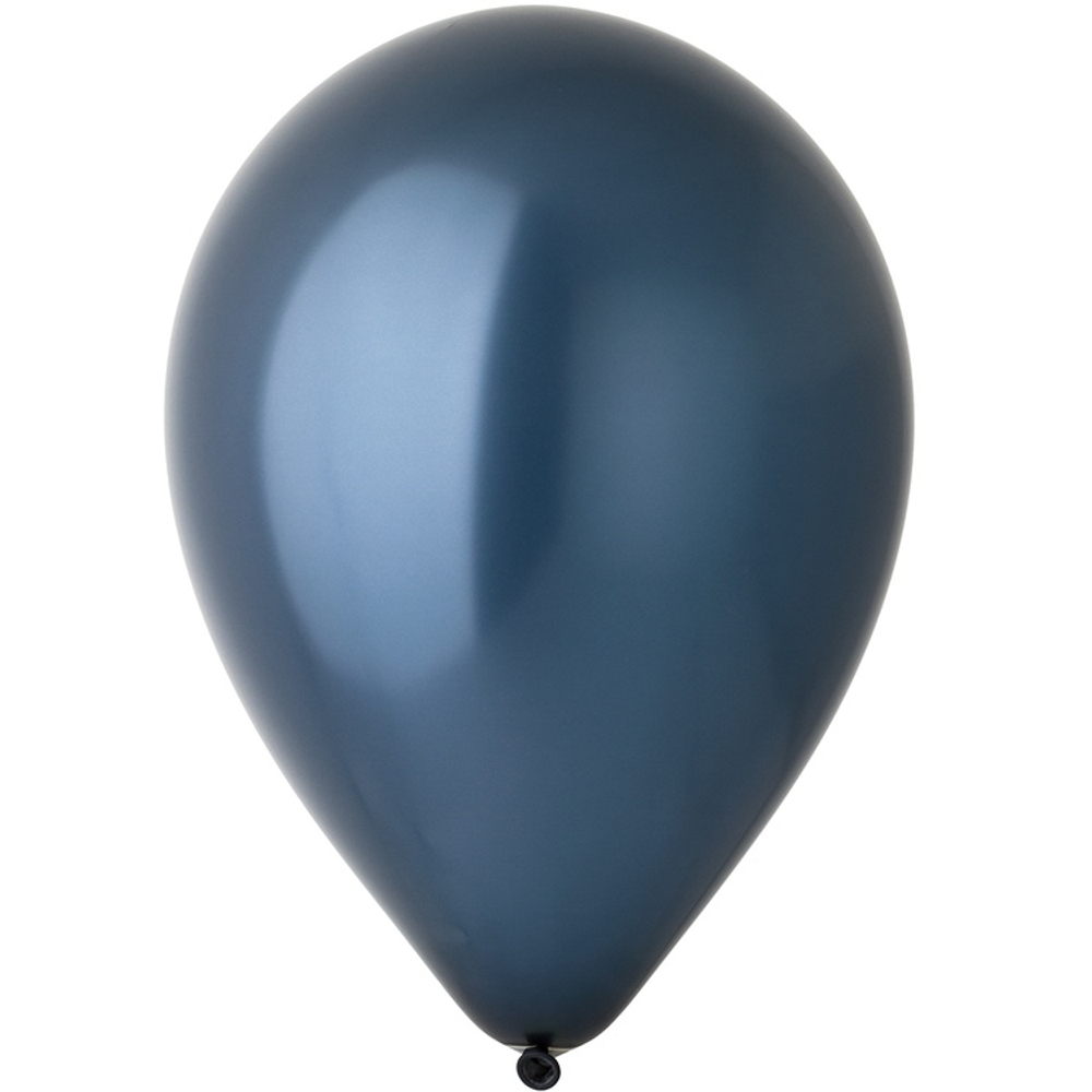 Шар латексный Металлик 30 см (Синий)