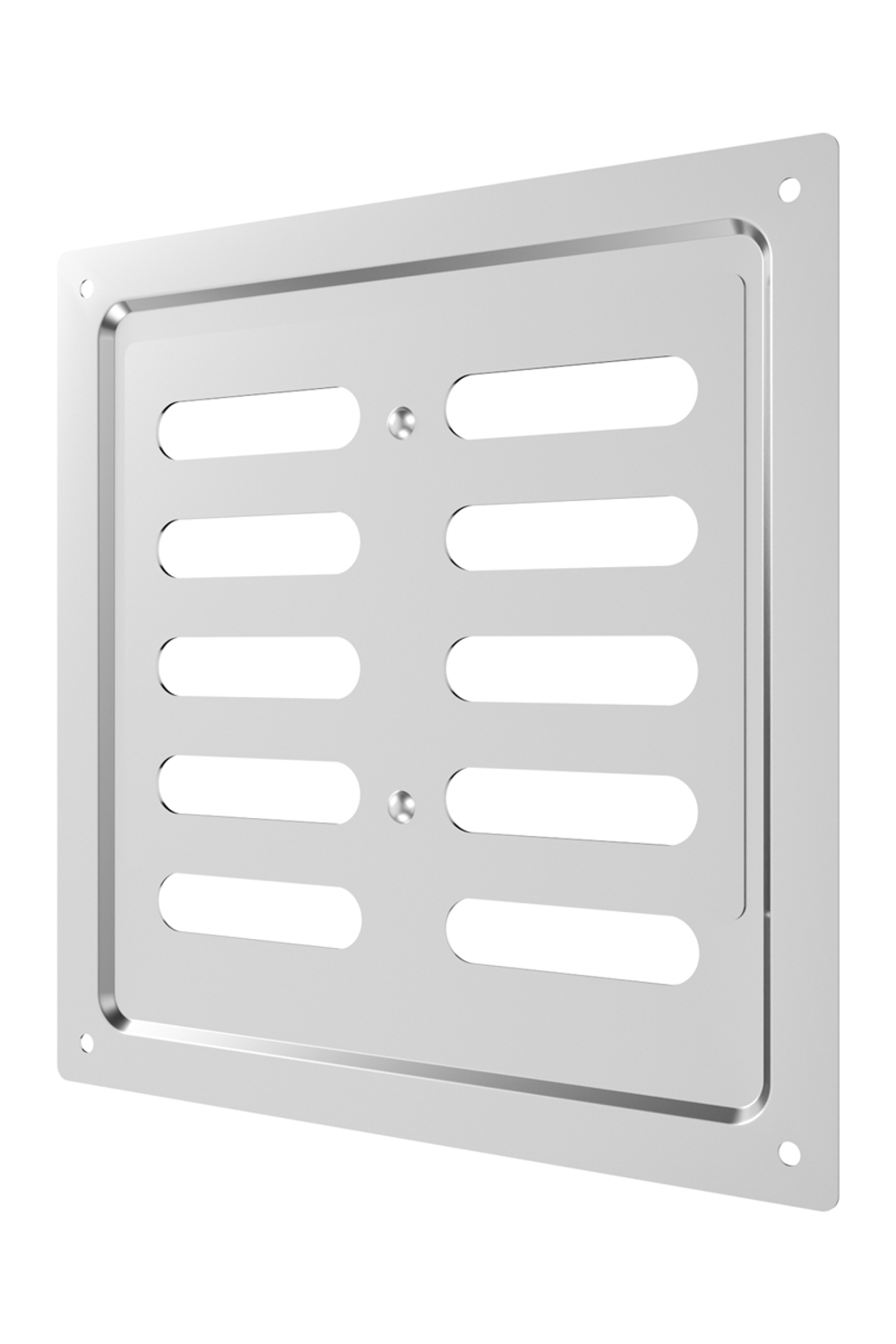 Решетка вентиляционная MER регулируемая 175х175 окраш.сталь Chrome ERA