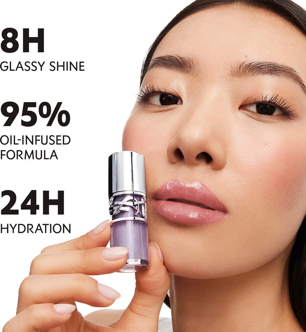 Yves Saint Laurent Loveshine Plumping Lip Oil Gloss - Блеск для губ оттенок 2 Lucky Moonstone, 6 ml