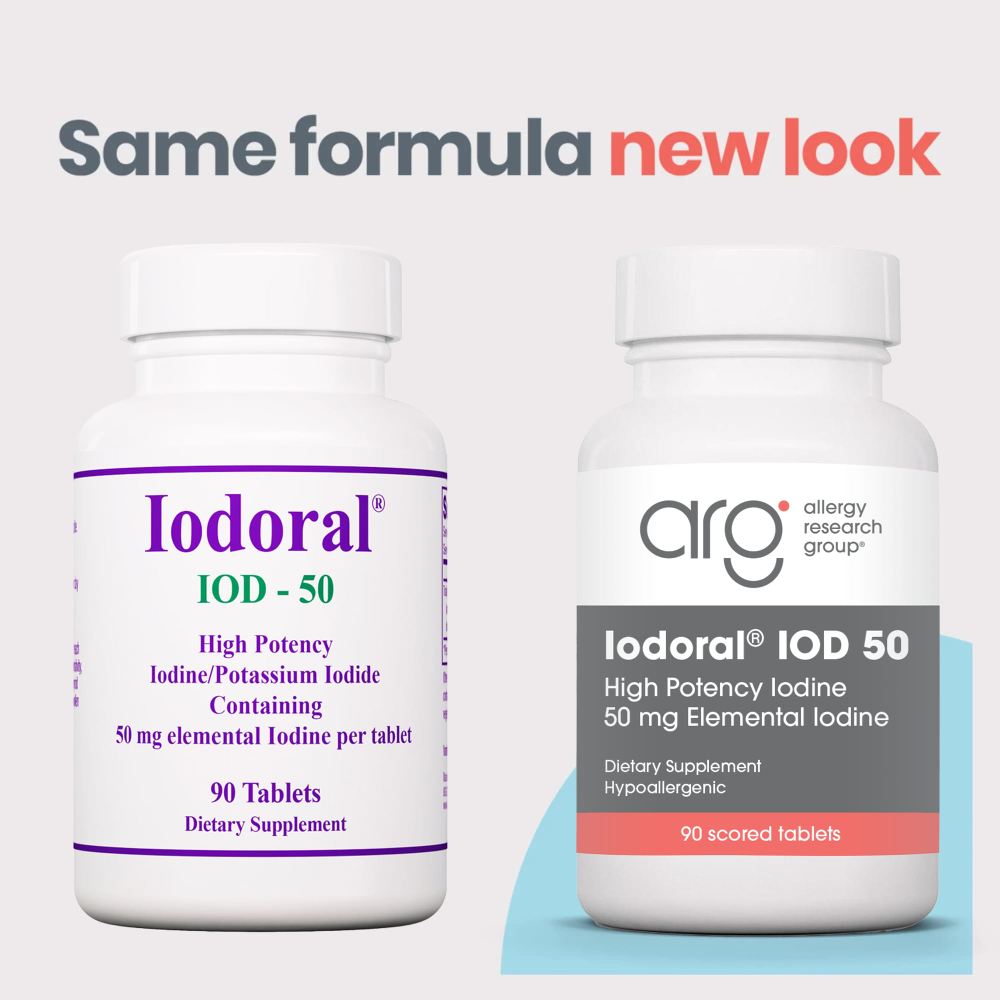 Optimox, Iodoral®, IOD 50, 50 мг, 90 делимых таблеток