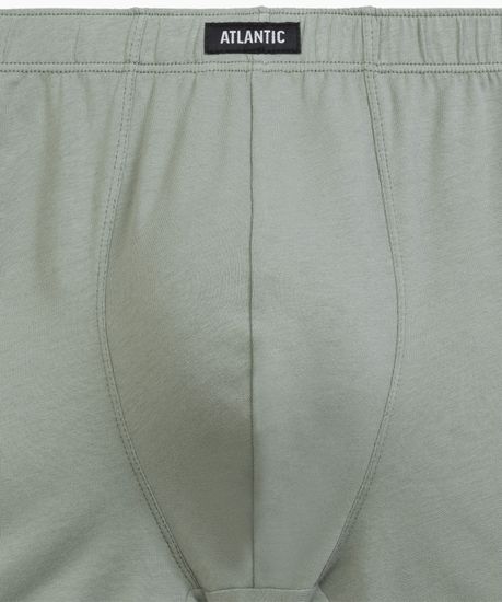 Трусы мужские боксеры (2шт), Atlantic 2RMH-007, хлопок, светло-зеленый + графитовый