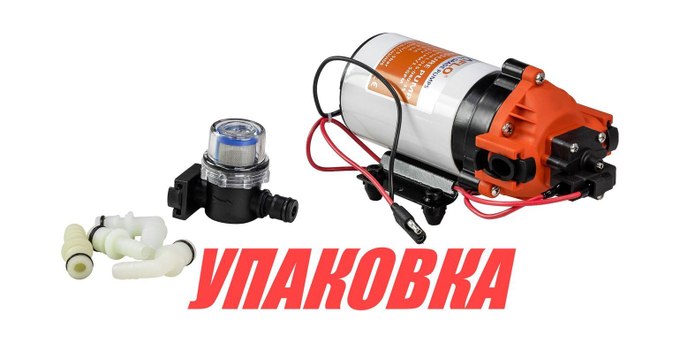 Помпа водоподающая мембранная SeaFlo, 12 В, 5.5 л/мин, 5.5 бар, 7 А (упаковка из 8 шт.)