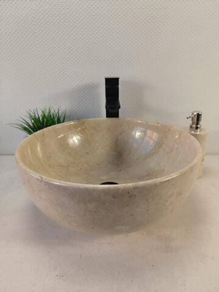 Раковина из мрамора Bowl Cream Smal BM-60348 40*40*17