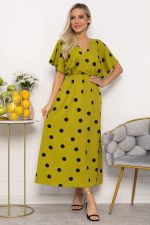 Платье Летнее настроение (зеленое яблоко) П13729-7М LT Collection