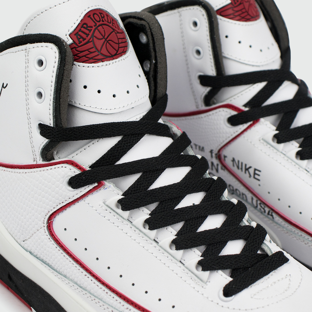 Кроссовки Nike Air Jordan 2 x Off-White White / Red