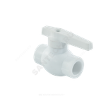Кран шаровой PP-R белый Дн 20 внутренняя пайка VALFEX 10144020