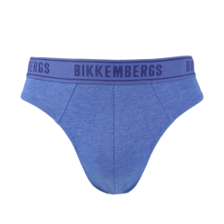 Мужские трусы брифы (синий) набор 2 в 1 Bikkembergs BKK1USP15BI
